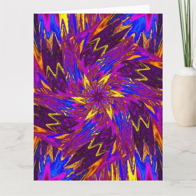 CARTE FLEUR SAUVAGE DANS LES PASTELS 14 (Devant)