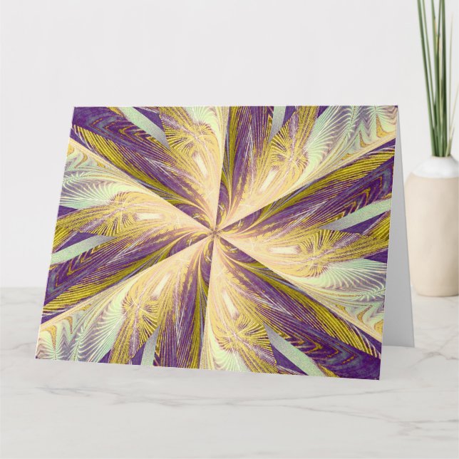 CARTE FLEUR SAUVAGE EN SPIRAL 2 (Devant)