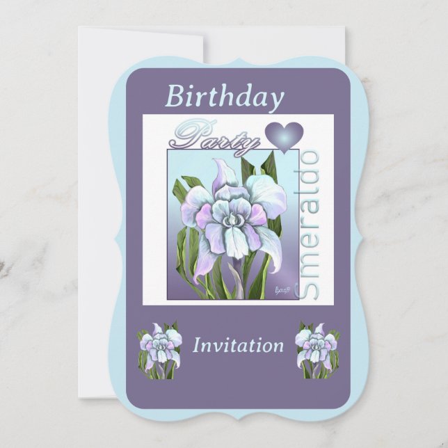 Carte Fleur Smeraldo (Devant)