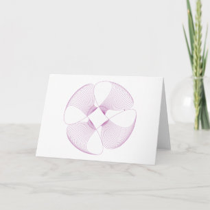 Carte Fleur Spirale