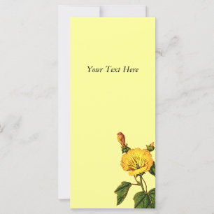 Carte Fleur vintage Passion