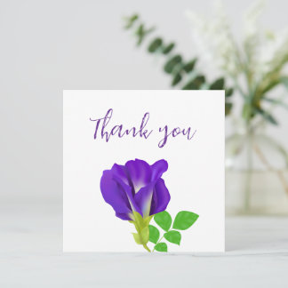 Carte Fleur Violet Bloom