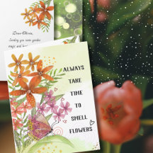 Fleurs Aquarelle Magie Motivation De Guérison