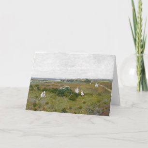 Carte Fleurs balnéaires William Merritt Chase