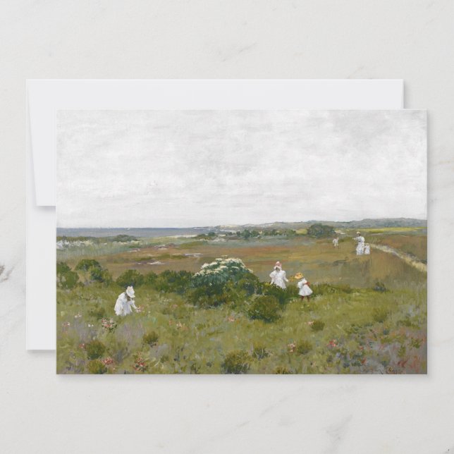 Carte Fleurs balnéaires | William Merritt Chase (Devant)