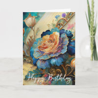 Fleurs baroques anniversaire