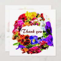 Fleurs colorées en Pansy