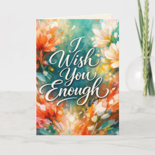Carte Fleurs d'anniversaire et vœu de bonheur Texte
