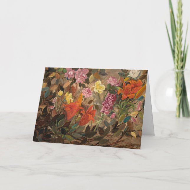 Carte Fleurs dans un jardin | Tadeusz Makowski (Devant)