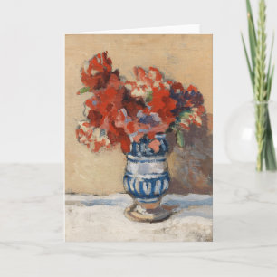 Carte Fleurs dans un Vase Bleu   Christopher Wood
