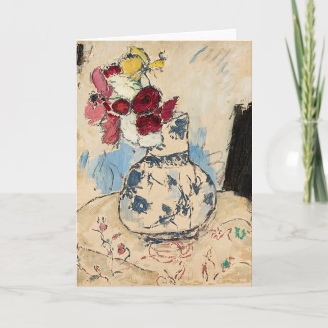 Carte Fleurs dans un vase de fleurs | Tadeusz Makowski (Devant)