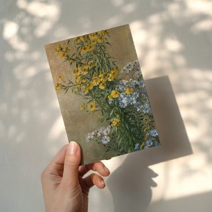 Carte Fleurs d'automne   Gunnar Gunnarsson Wennerberg