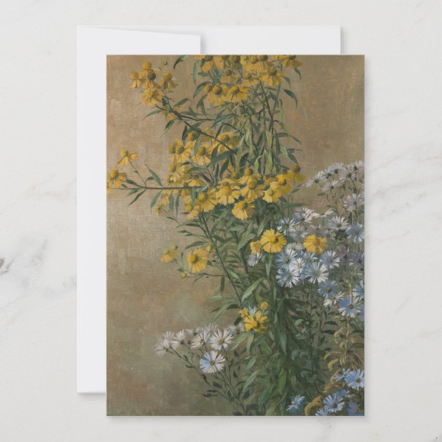 Carte Fleurs d'automne | Gunnar Gunnarsson Wennerberg (Devant)