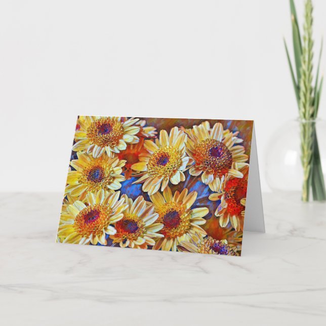Carte Fleurs de la foi Mères Bible Verse Card (Devant)