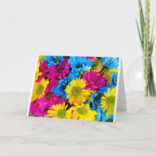 Carte Fleurs de marguerite Fleurs d'amour Destiny Douche