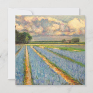 Carte Fleurs de printemps paysage Triptyque Peinture 3 d