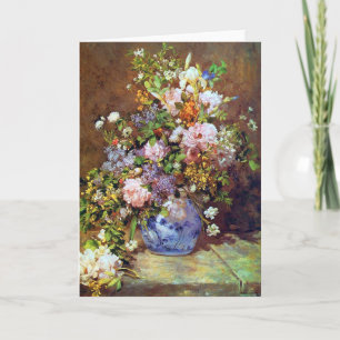 Carte Fleurs de ressort par Renoir