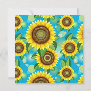 Carte Fleurs de soleil Bright Summer Nature Flora