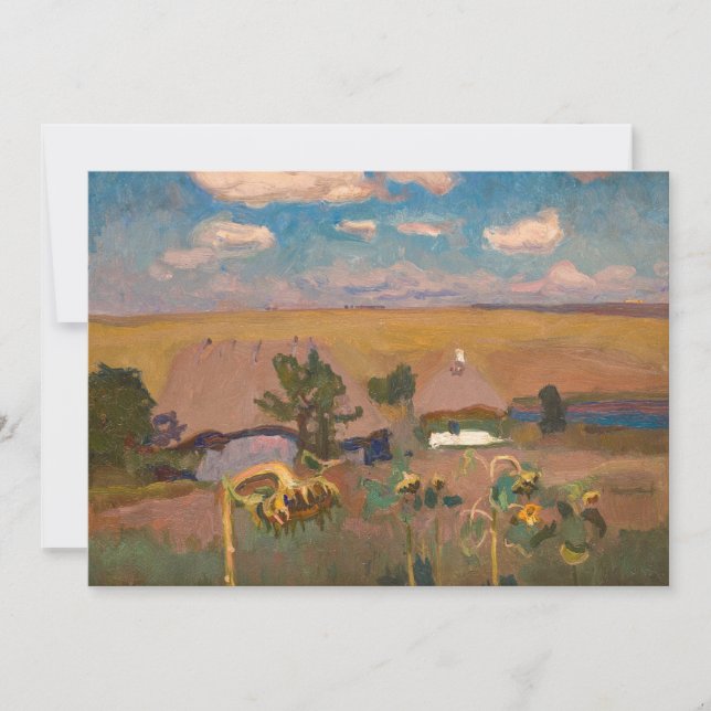 Carte Fleurs de soleil | Jan Stanisławski (Devant)