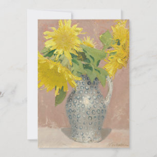 Carte Fleurs de soleil William Nicholson