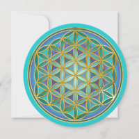 FLEURS DE VIE - Géométrie Sacrée Design 1