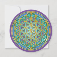 FLEURS DE VIE - Géométrie Sacrée Design 1