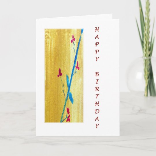 Carte Fleurs De Zen De Joyeux Anniversaire Zazzle Ch