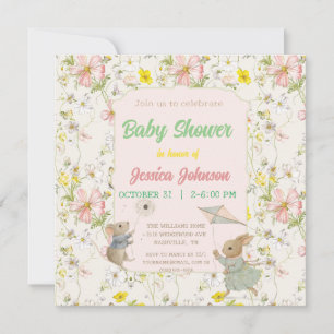 Carte fleurs délicates et feuille dans le style chinois 