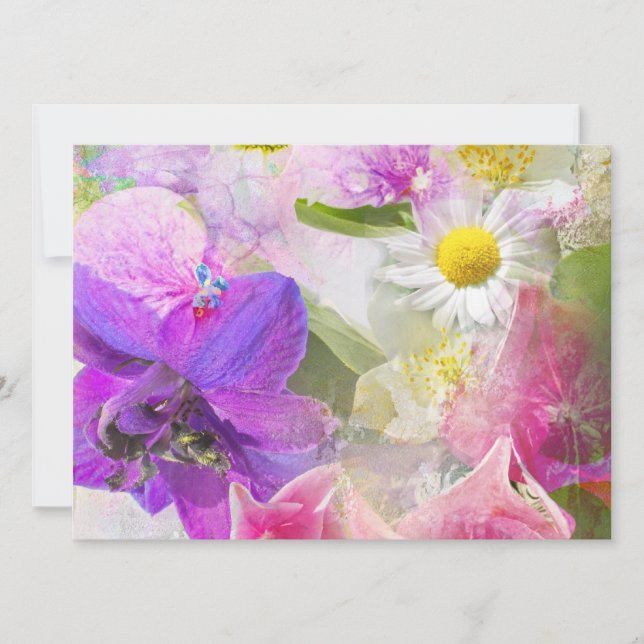 Carte Fleurs d'été (Devant)