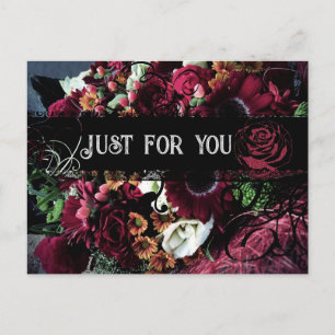 Carte Fleurs Dramatiques Rien Que Pour Vous
