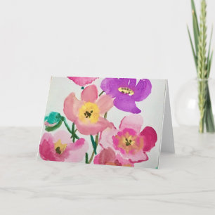 Carte Fleurs du printemps