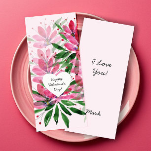 Carte Fleurs Fleur Fleur OEuvre originale Aquarelle