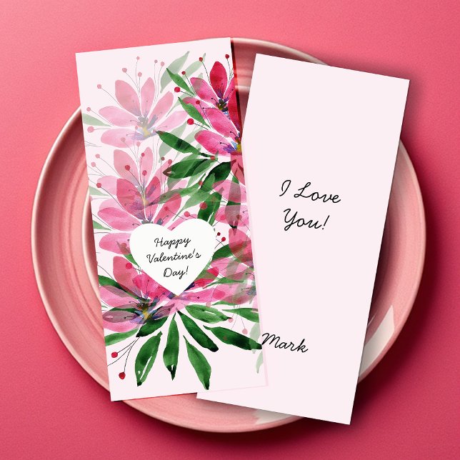 Carte Fleurs Fleur Fleur OEuvre originale Aquarelle (Créateur téléchargé)