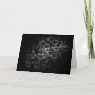 Carte Fleurs jardins En Noir Et Blanc No 29