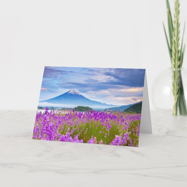 Carte Fleurs | Mont Fugi Japon (Devant)
