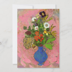 Carte Fleurs, par Odilon Redon