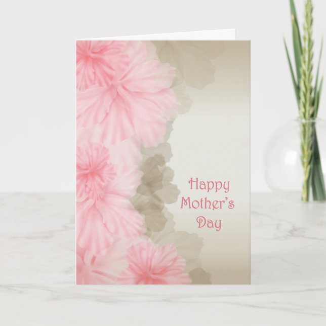 Carte Fleurs pour maman (Devant)