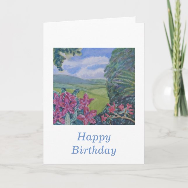 Carte Fleurs Rhododendron (Devant)