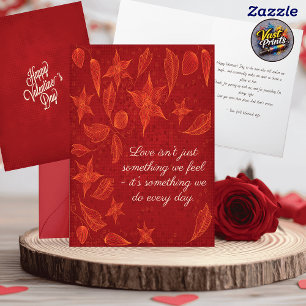 Carte Fleurs Romantiques Mari Drôle Saint-Valentin