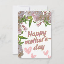 Fleurs roses Fête des mères