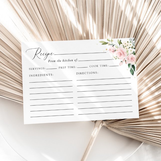 Carte Fleurs roses, Fleurs blanches, Recette Fête des ma (Créateur téléchargé)