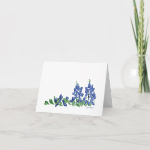 Carte Fleurs sauvages Bluebonnet, Fleurs texanes