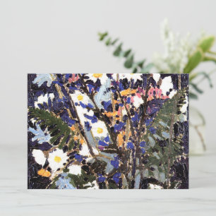 Carte Fleurs sauvages canadiens par Tom Thomson,