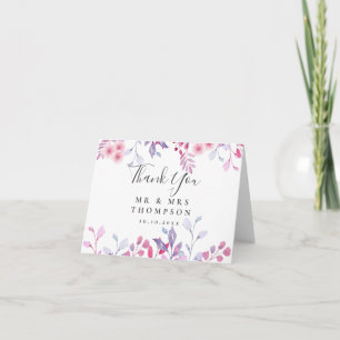 Carte Fleurs sauvages du pays pourpre