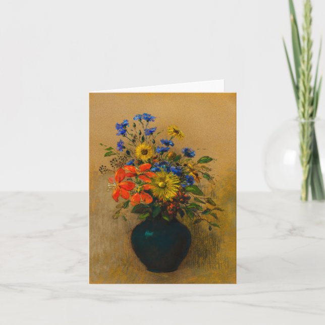 Carte Fleurs sauvages vintages (Devant)