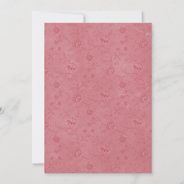 Carte Fleurs Tout Simplement Jolies Rose (Devant)