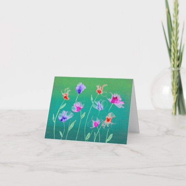 Carte Fleurs Wispy (Devant)
