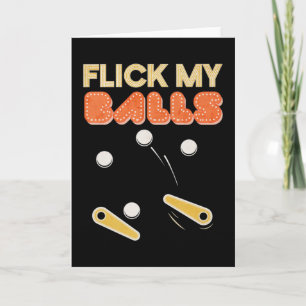 Carte Flick My Balls Classic Retro Pinball Premium
