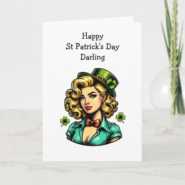 Carte Flirty St Patrick's Day (Devant)