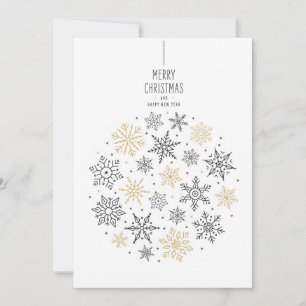 Carte Flocon de neige de Noël